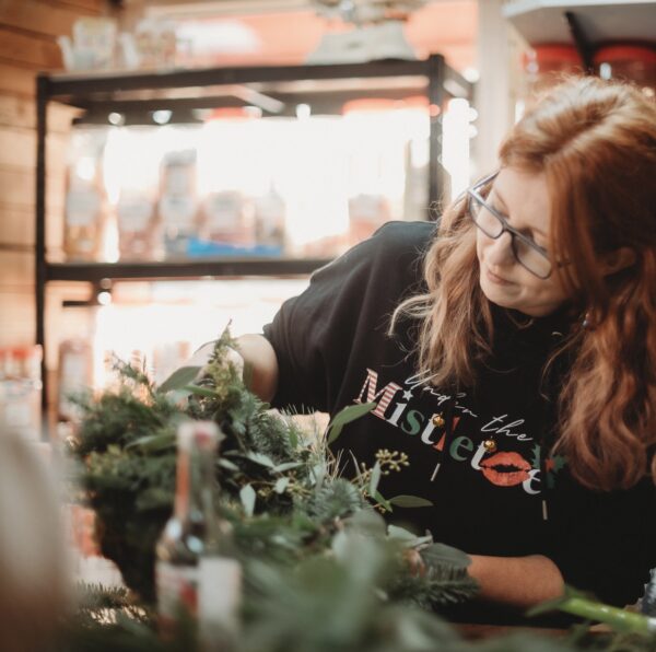 Christmas wreath making classes swansea